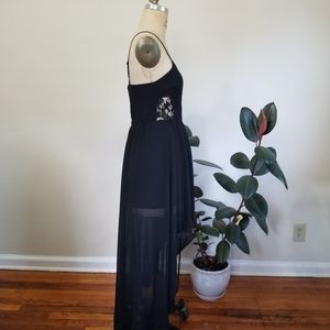 Black High-Low dress